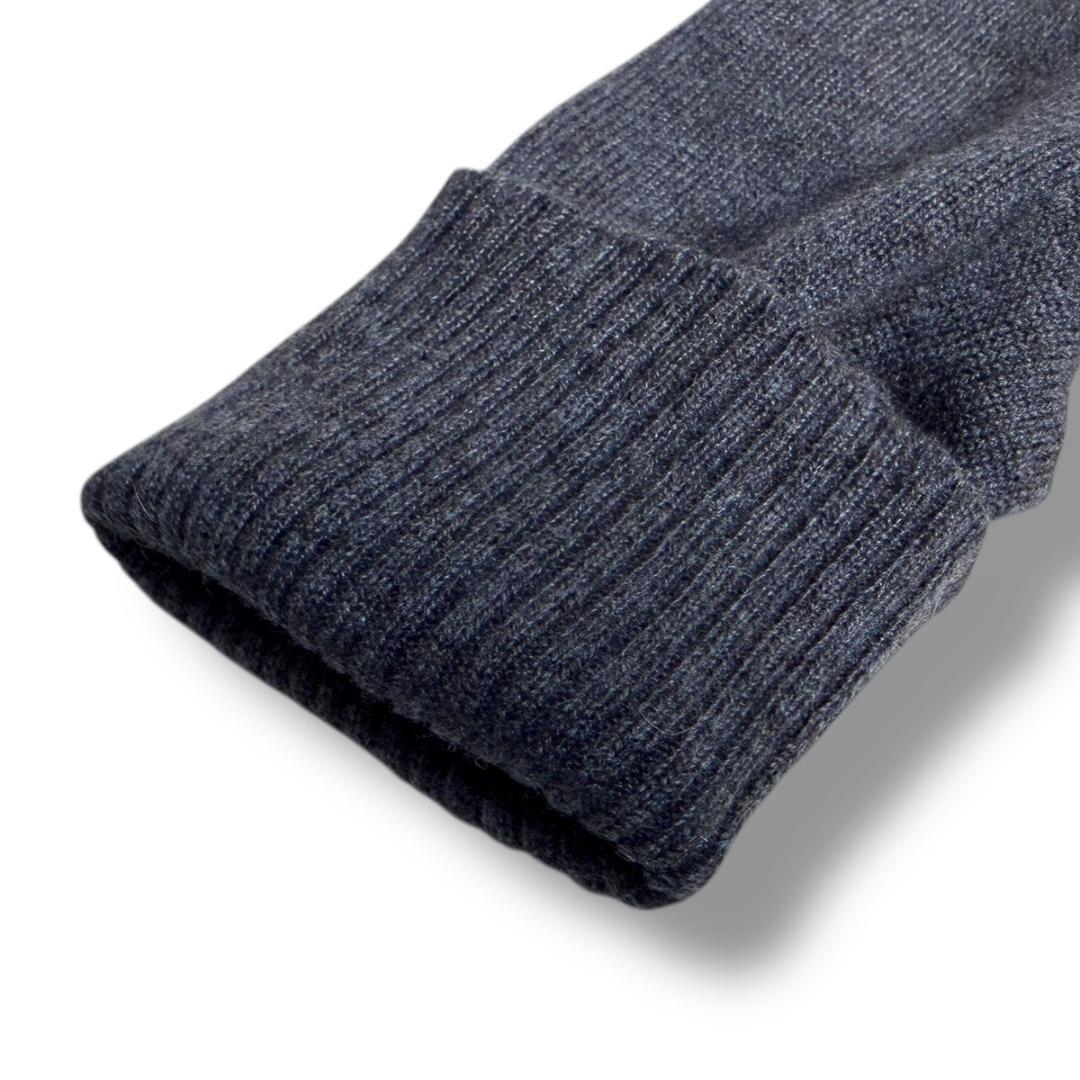 J6048 美品 ブルネロクチネリ カシミヤ100%カーディガン グレー M