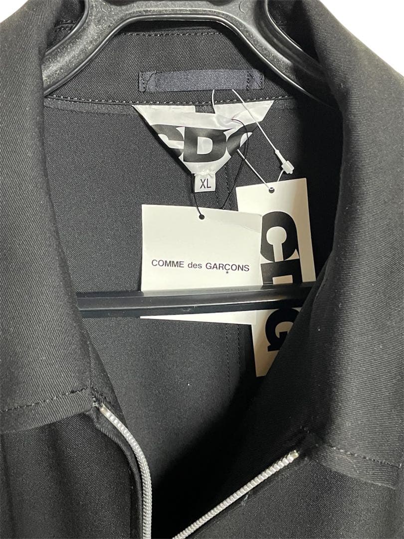 CDG WOOL GABARDIN CLASSIC BLOUSON XL 黒