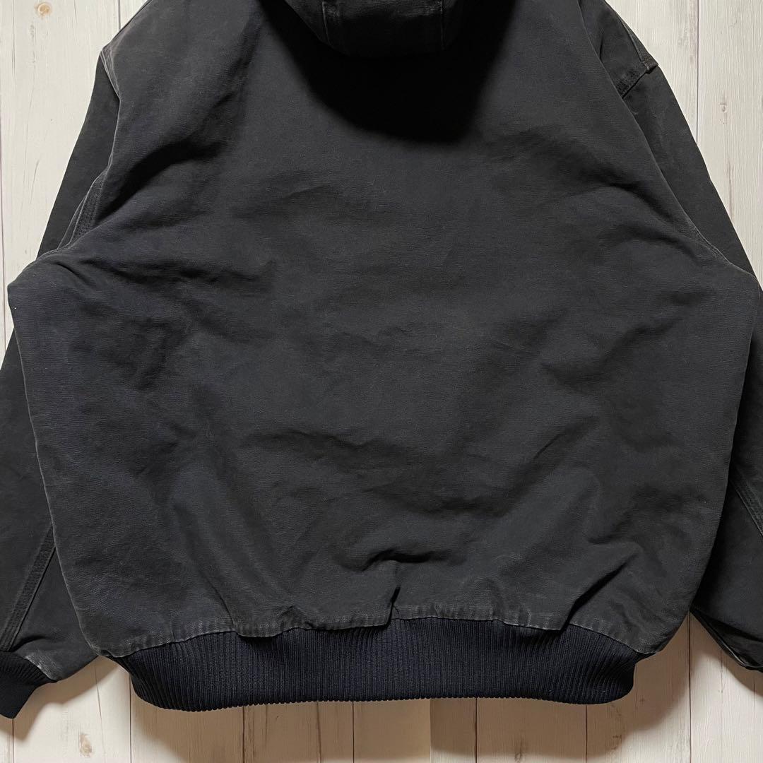 カーハート BLK ブラック 黒 USA製生地 ダック ジャケット ビッグサイズ