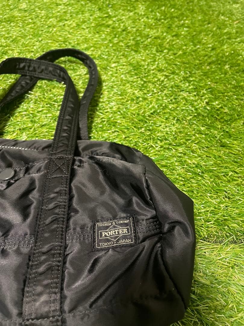 PORTER ミニボストンバッグ ブラック　タンカー