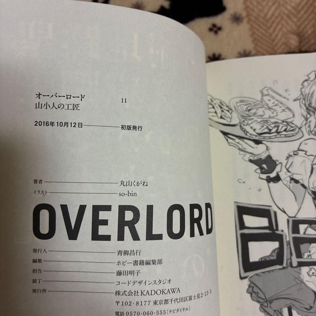 オーバーロード 11巻　丸山くがね　直筆サイン本　OVERLOAD