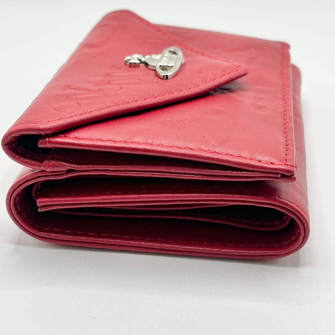 ゆな様　Vivienne Westwood 新品 ミニ財布 レター型 赤 型押し