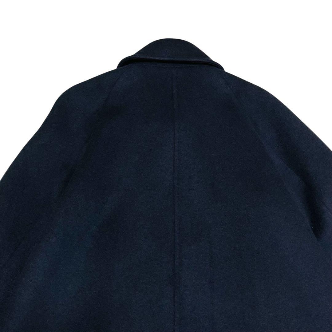 美品✨　steven alan ウールカシミヤテントロングコート ネイビー　S