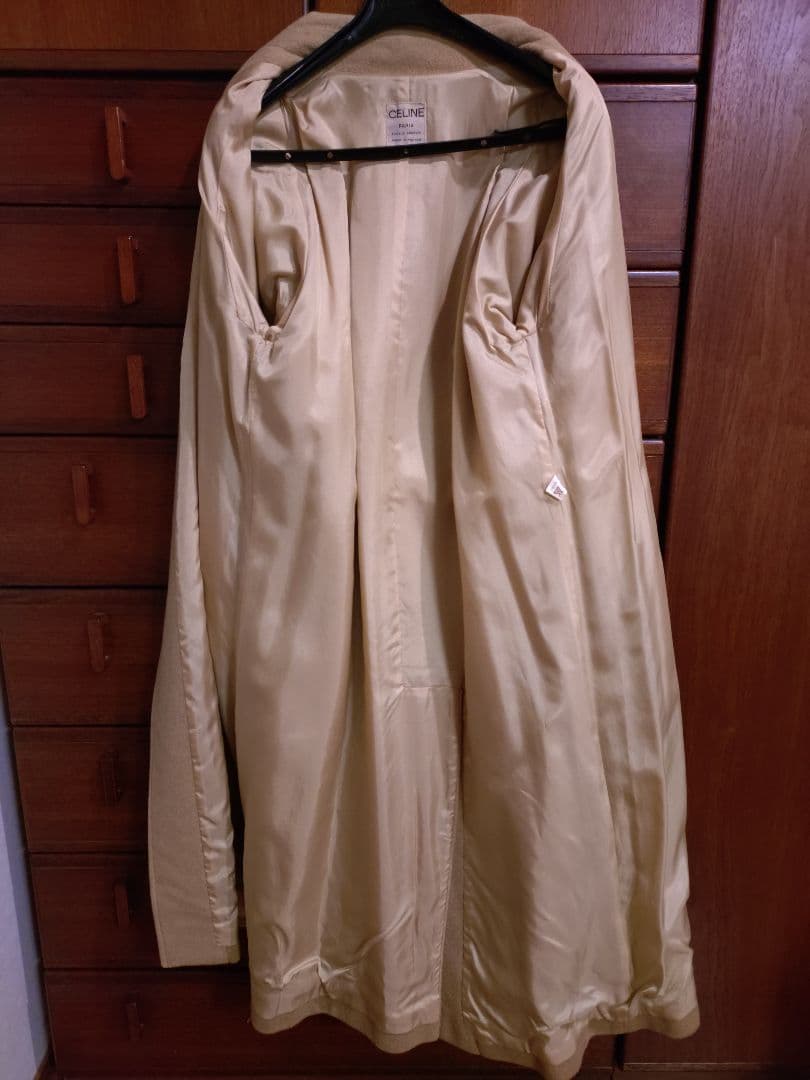 極美品！セリーヌ ヴィンテージ 極上カシミヤ ロングコート（裏地付）
