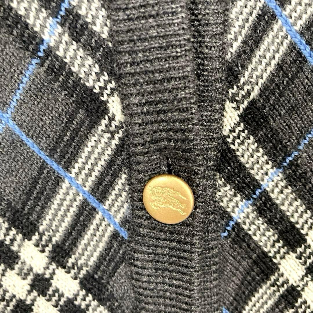 【希少】美品 BURBERRYチェック カーディガン ヴィンテージ SPサイズ