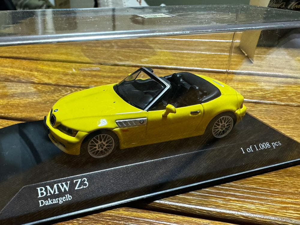 ミニチャンプス  Z3 イエロー 1/43 限定1008台