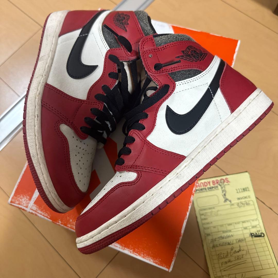 慧*橋様 Air Jordan 1 ホワイト/レッド/ブラック ハイカット