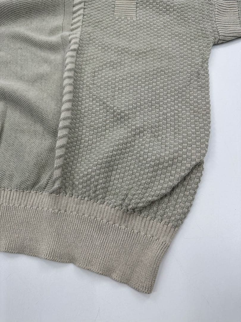 希少/23SS/yashiki/ツボミ ニット ポロシャツ/2