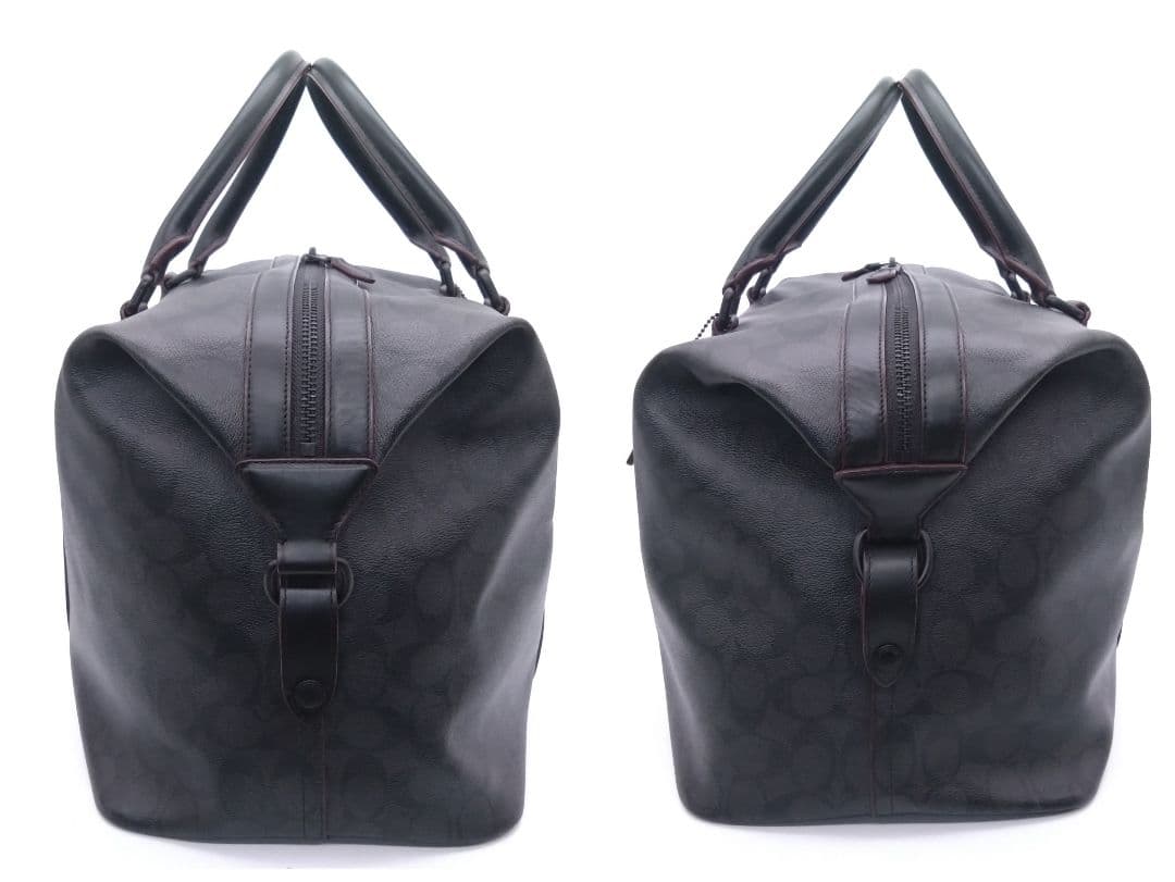 【美品】COACH ボストンバッグ F23207 2WAY 大容量 シグネチャー