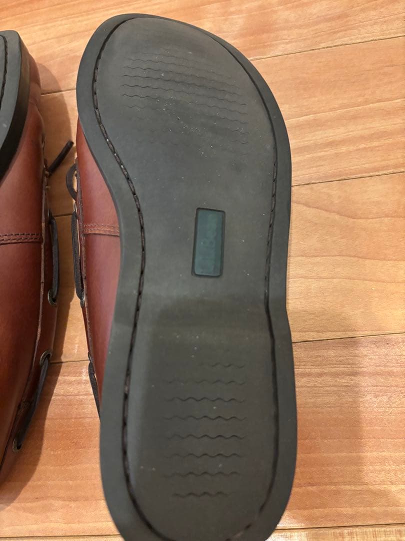 【大幅値下げ】LL bean ブラウン レザー デッキシューズ