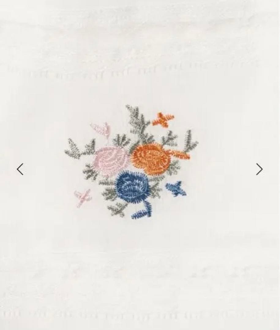 ＜dahl’ia for 6＞EMBROIDERY APRONエプロンワンピース