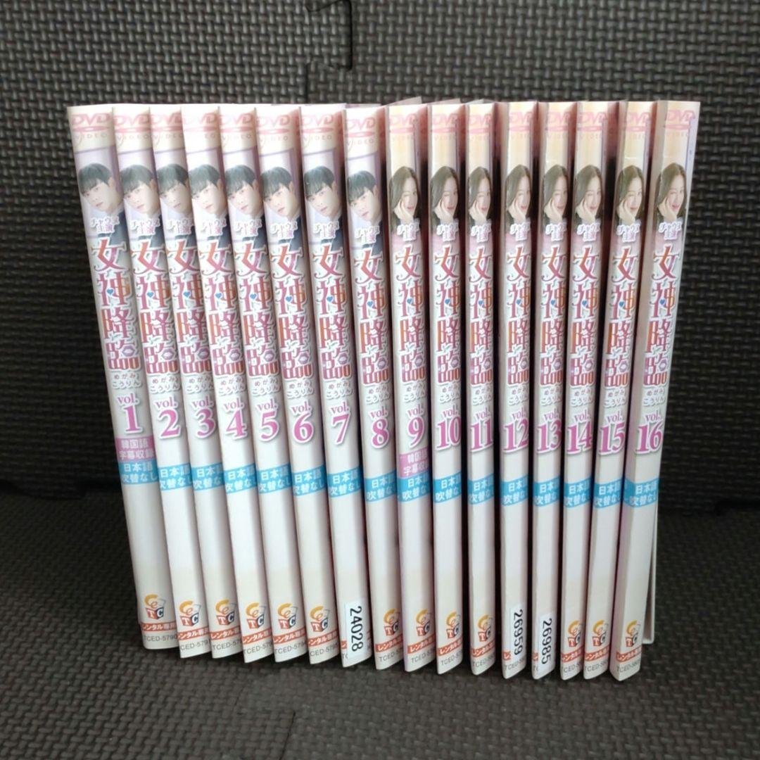 女神降臨 DVD 全16巻セット 韓国ドラマ チャウヌ ムンガヨン