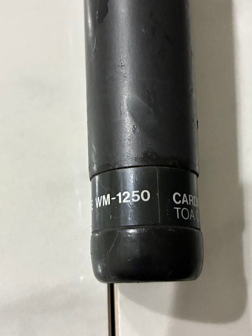 ★通電確認済み★TOAワイヤレスマイクWM-1250 ★現状品★