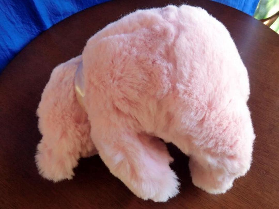 【レトロ・アンティーク】ピンクのクマさん　ぬいぐるみ　テディベア　約30㎝