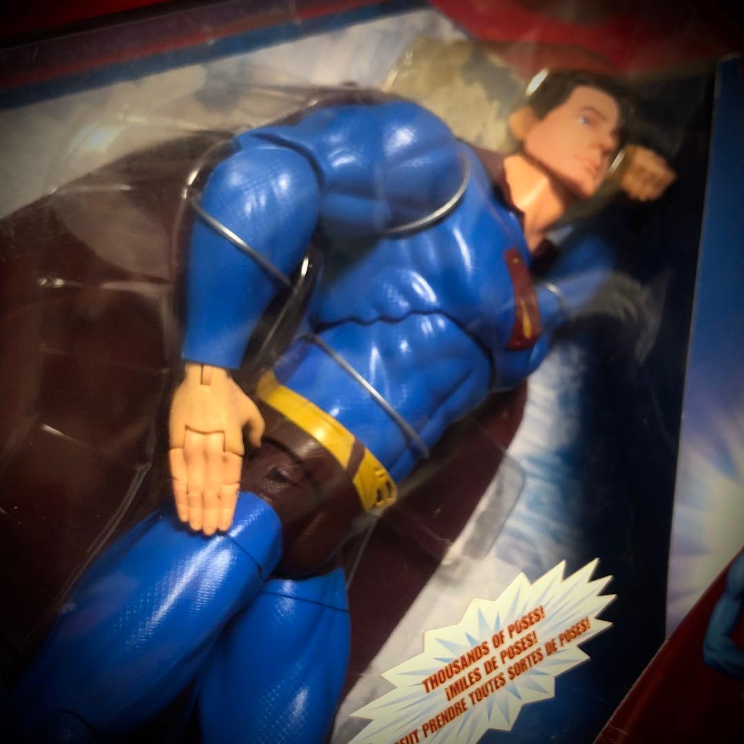 ウルトラ レア 指可動 布マント BIG スーパーマン DCコミック GIジョー