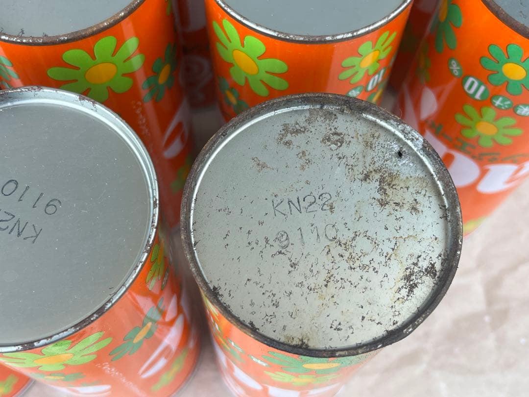サントリー ade 20本 スチール 缶 プルタブ 昭和 レトロ 空き缶