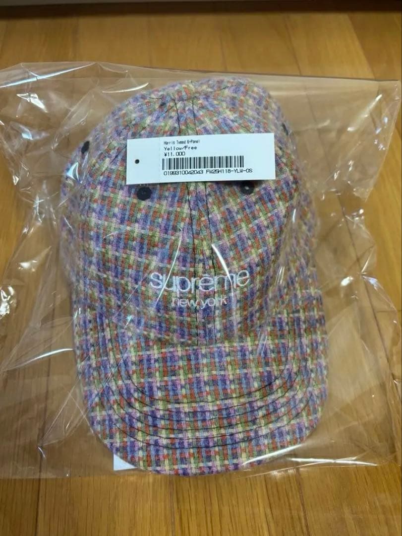 帽子 Supreme x Harris Tweed 6-Panel \"Yellow\"