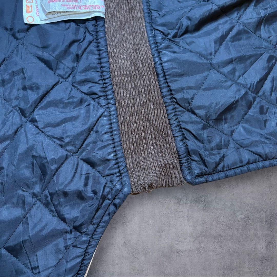 【希少カナダ製】TOUGH DUCK90sダックベストキルティングライナー付きL