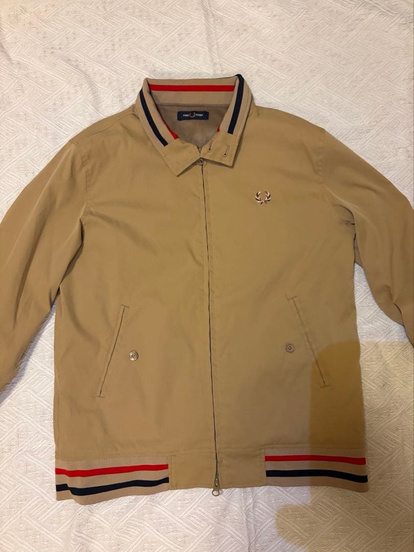 【極美品】FRED PERRY フレッドペリー ハリントンジャケット L
