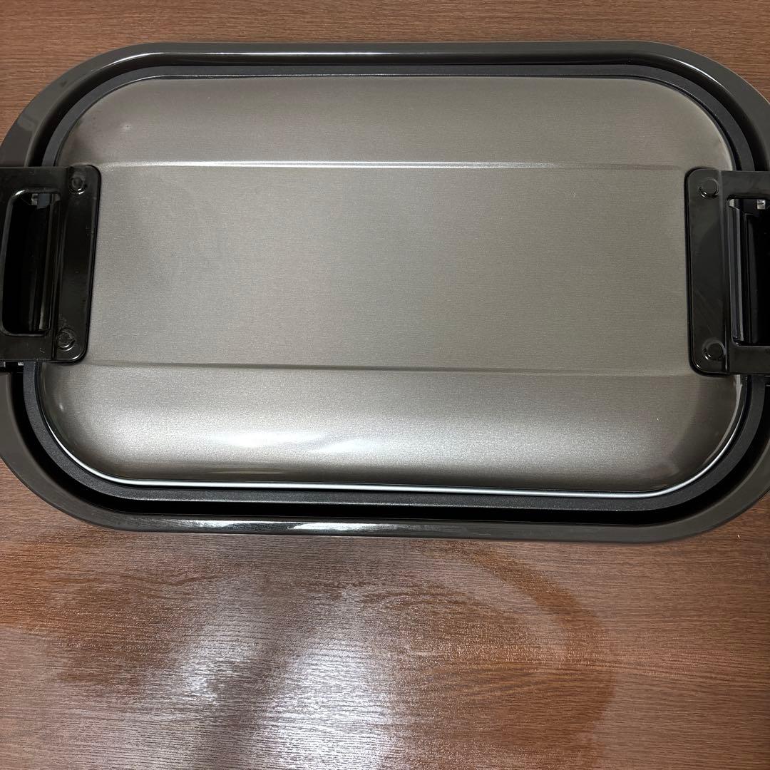 山善 ワイドホットプレート YHE-B1301(T)48×30cm
