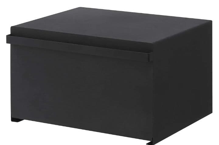 山崎実業(Yamazaki) 【 完成品 】 ブレッドケース ブラックつ10