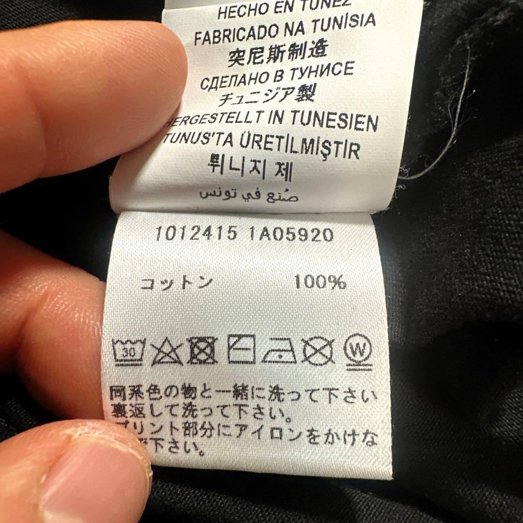 VERSACE ヴェルサーチ Tシャツ メデューサ ロゴ ブラック半袖 S 黒.