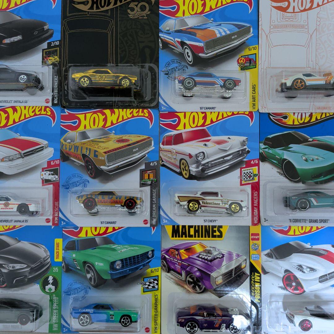 ホットウィール 50周年記念ミニカー含むセット