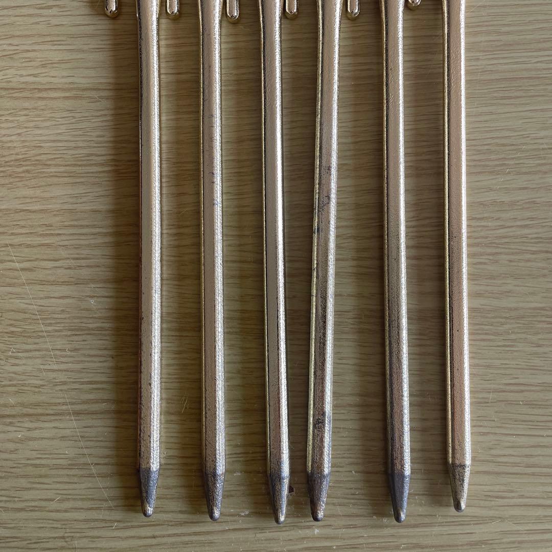 peakのペグハンマーと鍛造ペグ6本セット