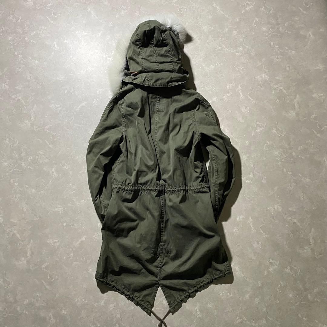 【希少】green M-65 モッズコート フォックスファー ライナー HIKE