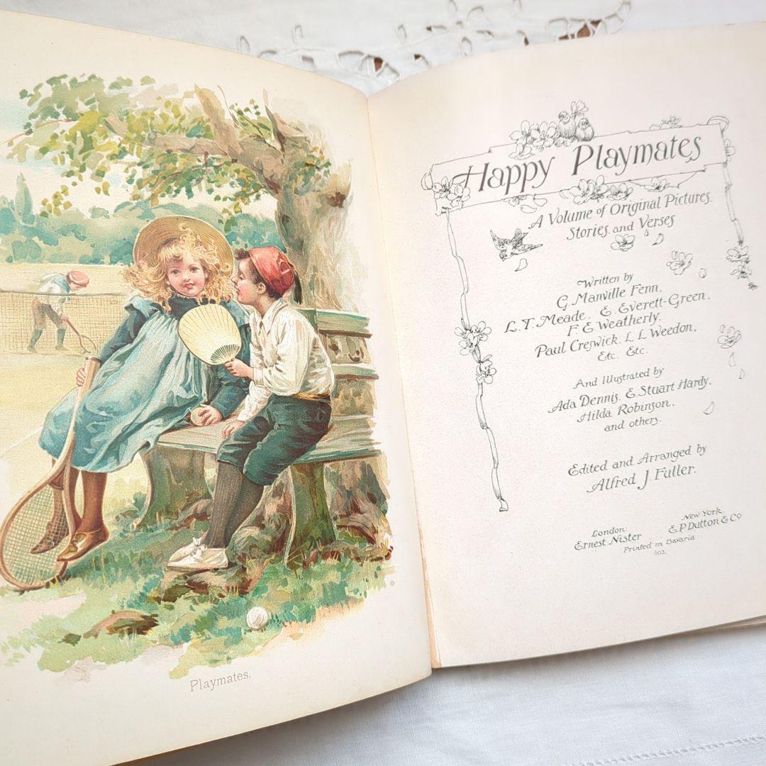 稀少1901年アーネストニスター絵本 アンティーク 洋書 児童書 ヴィクトリアン