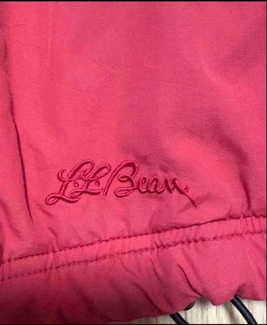 r*a様 90s L.L.Bean 赤 ナイロンジャケット 古着 ウォームアップ