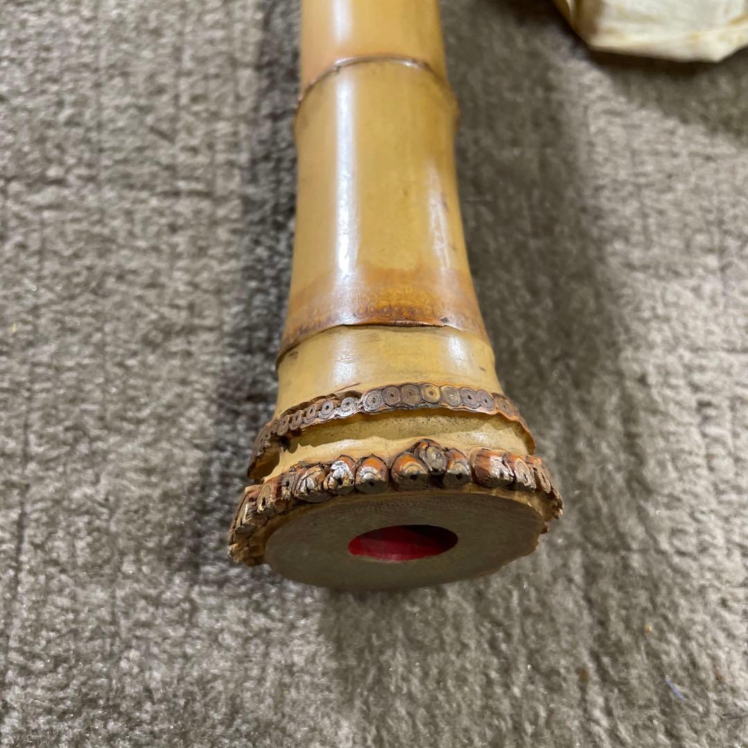 結*治様 古い 尺八 竹製 55cm 和楽器 アンティーク