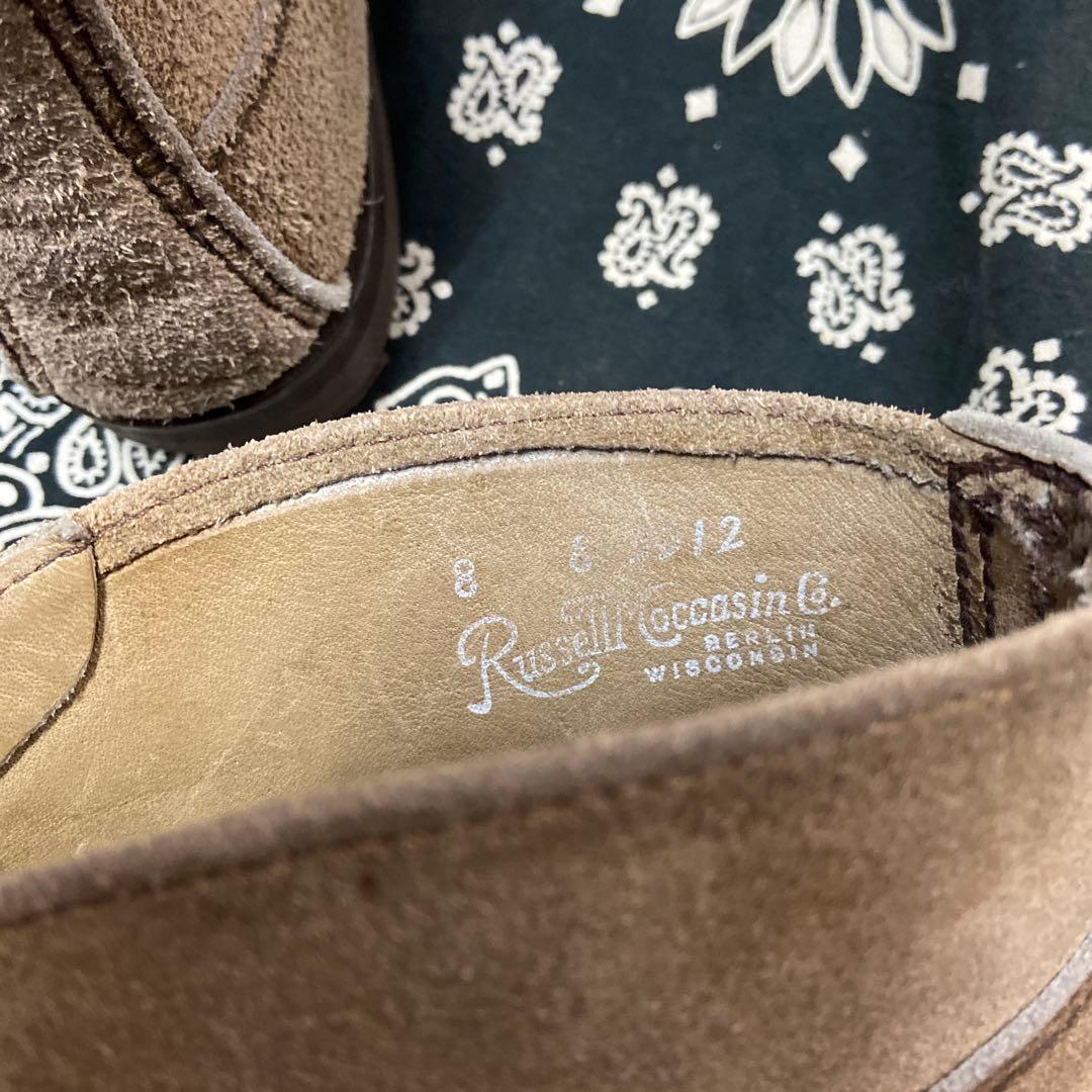 ラッセルモカシン チャッカブーツ スウェード made in USA