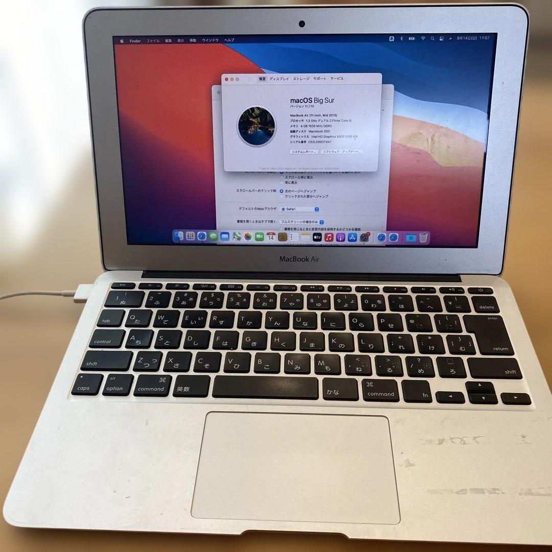価格応相談　MacBook Air (11-inch, Mid 2013)