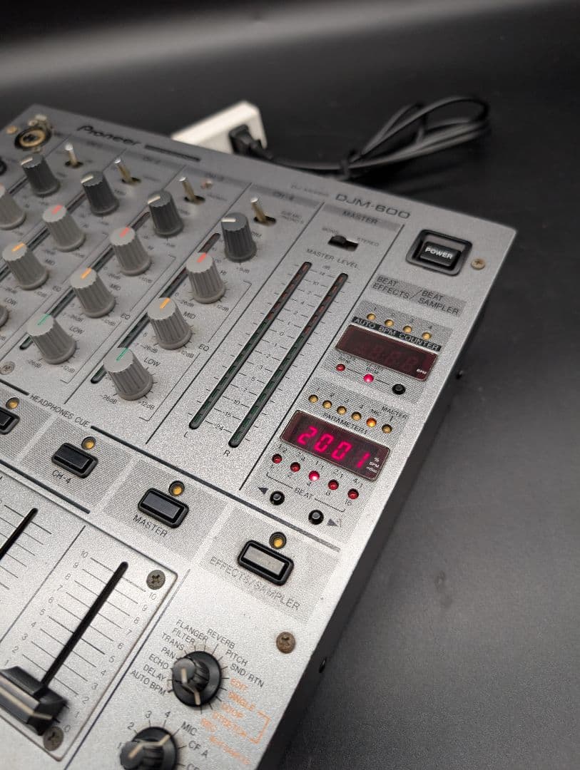【動作確認済み】Pioneer DJM-600 DJミキサー