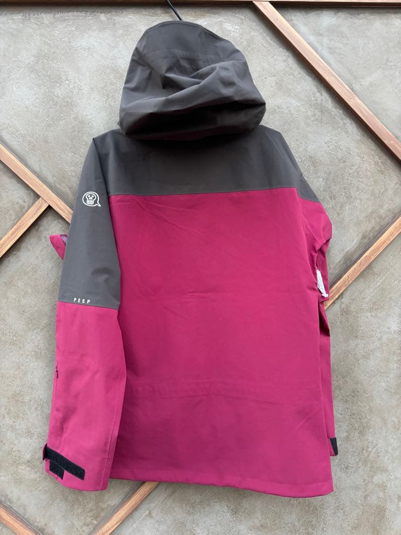 unfudge PEEP JACKET グレープ/チャコール XL