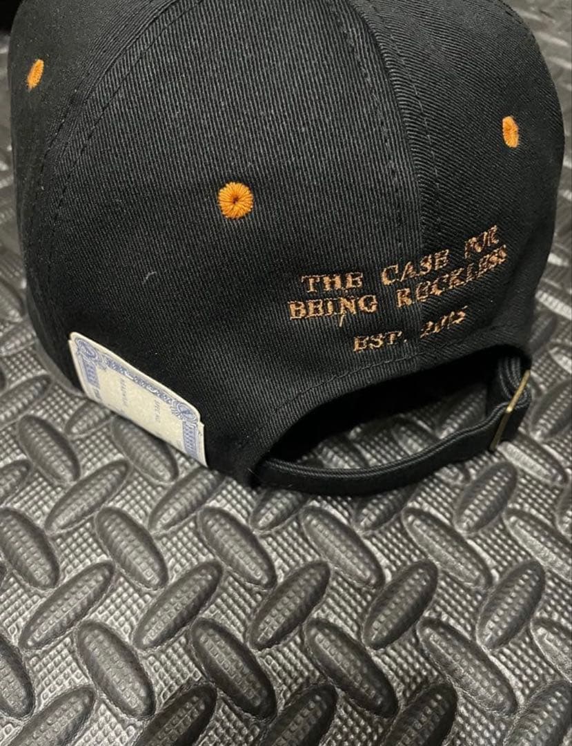 THE H.W DOG ベースボールキャップ　完売品　ブラック　レザー本革