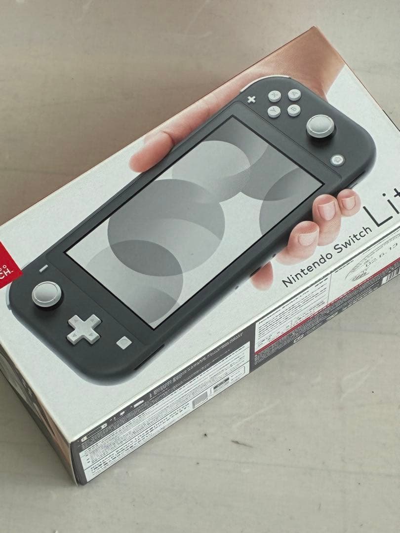 Nintendo Switch Lite グレー 本体 32GBカード ソフト付