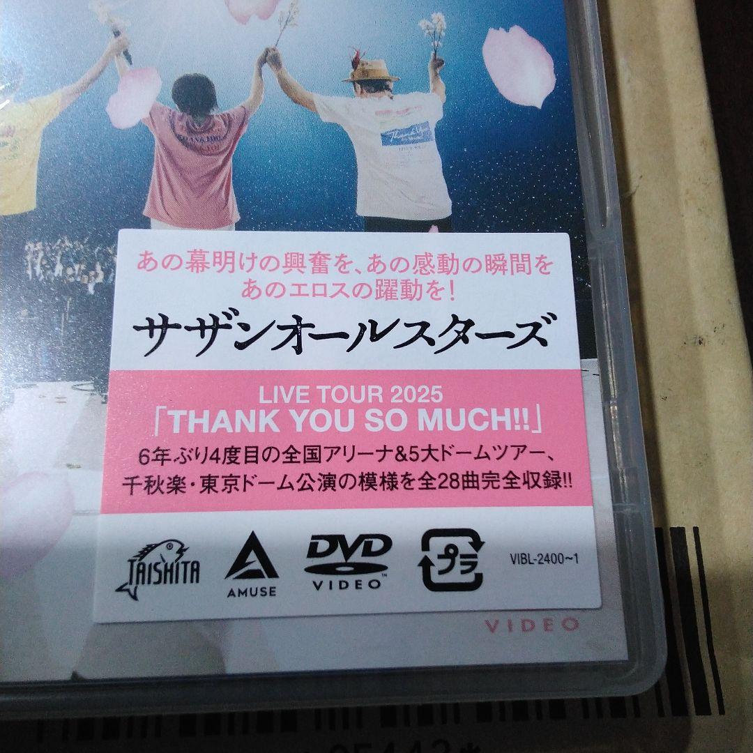 【新品、未開封】サザンオールスターズ/LIVE TOUR 2025「THANK～