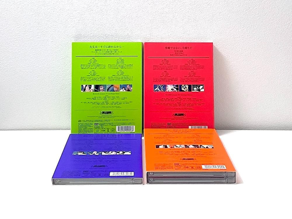 廃盤 全4巻 DVD-BOX BLEACH 破面・VS.死神篇 完全生産限定版