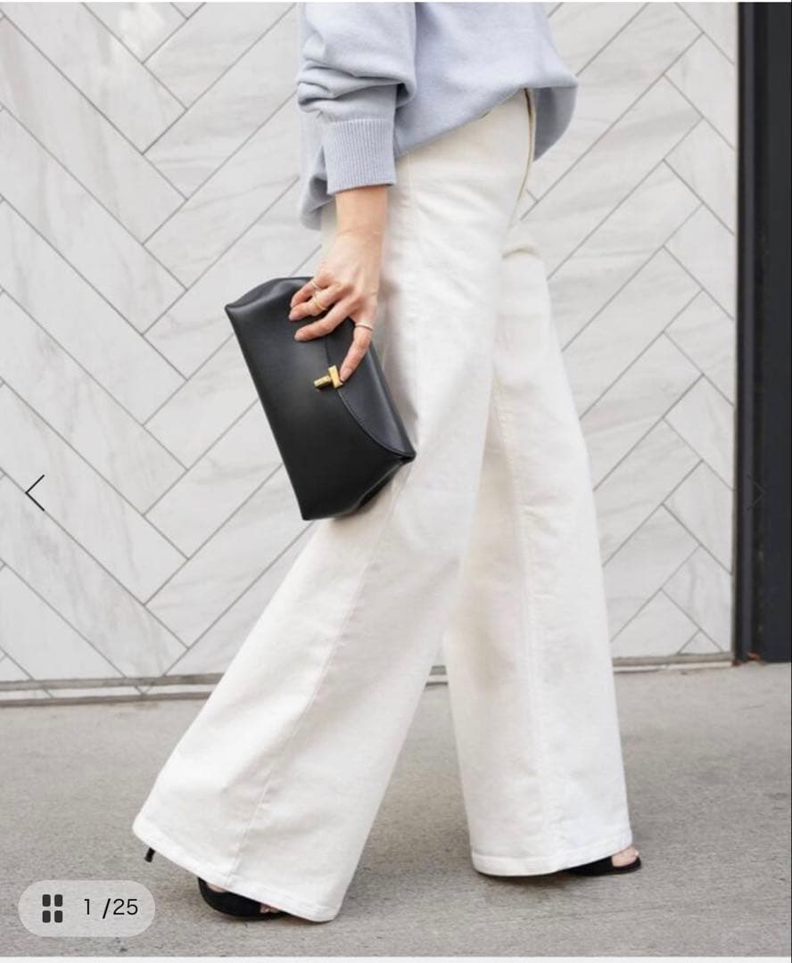 パンツ EVERYDAY I LIKE. Loose Jeans (white) 36