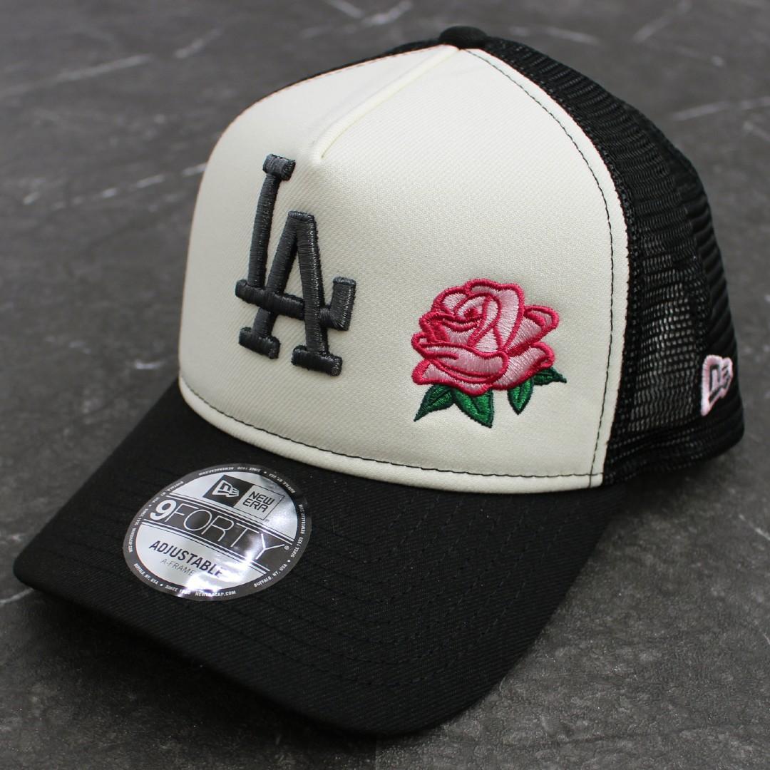 訳あり NEW ERA LA ドジャース ローズ メッシュキャップ 海外モデル