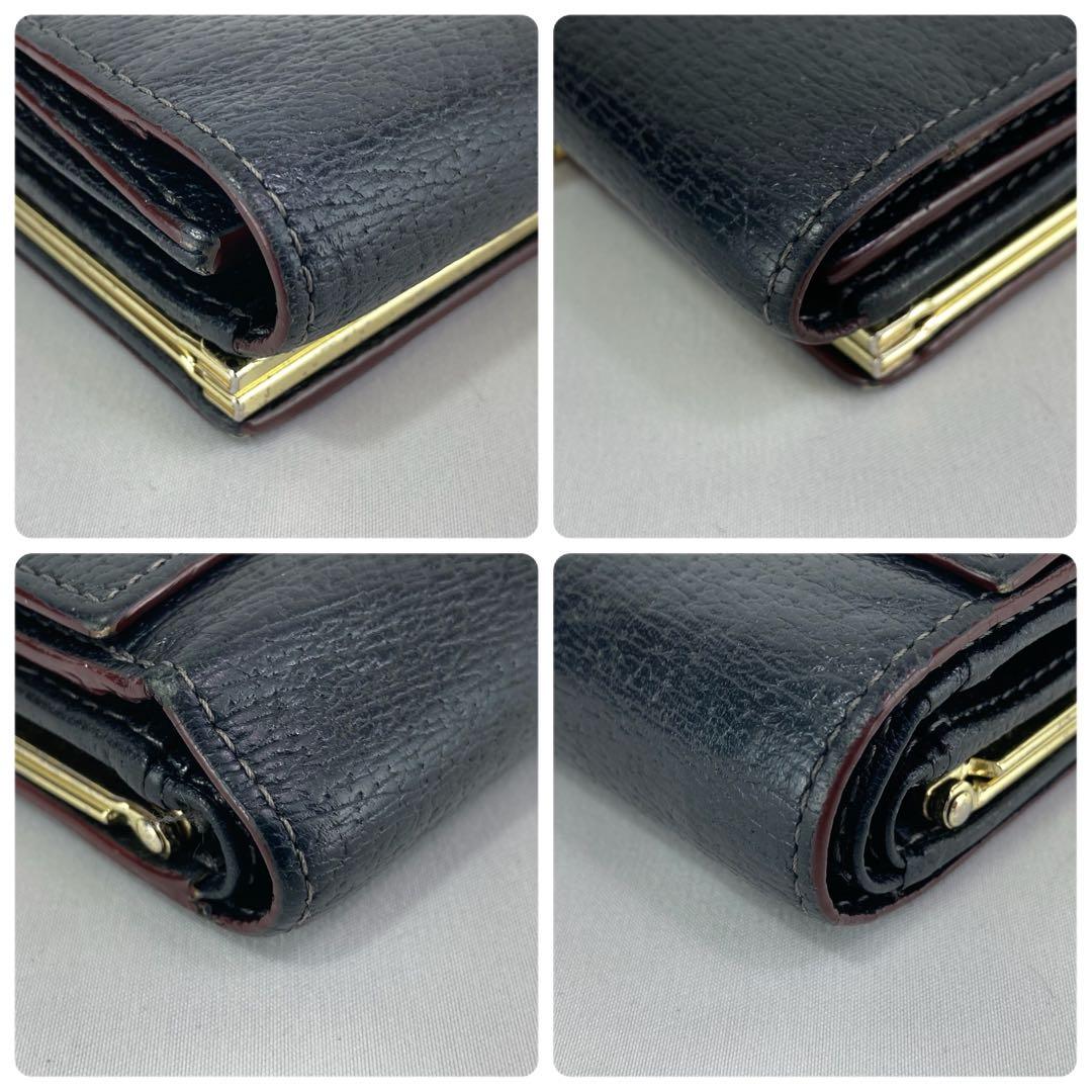 【美品】Vivienne Westwood 三つ折り財布　ブラック　オーブロゴ