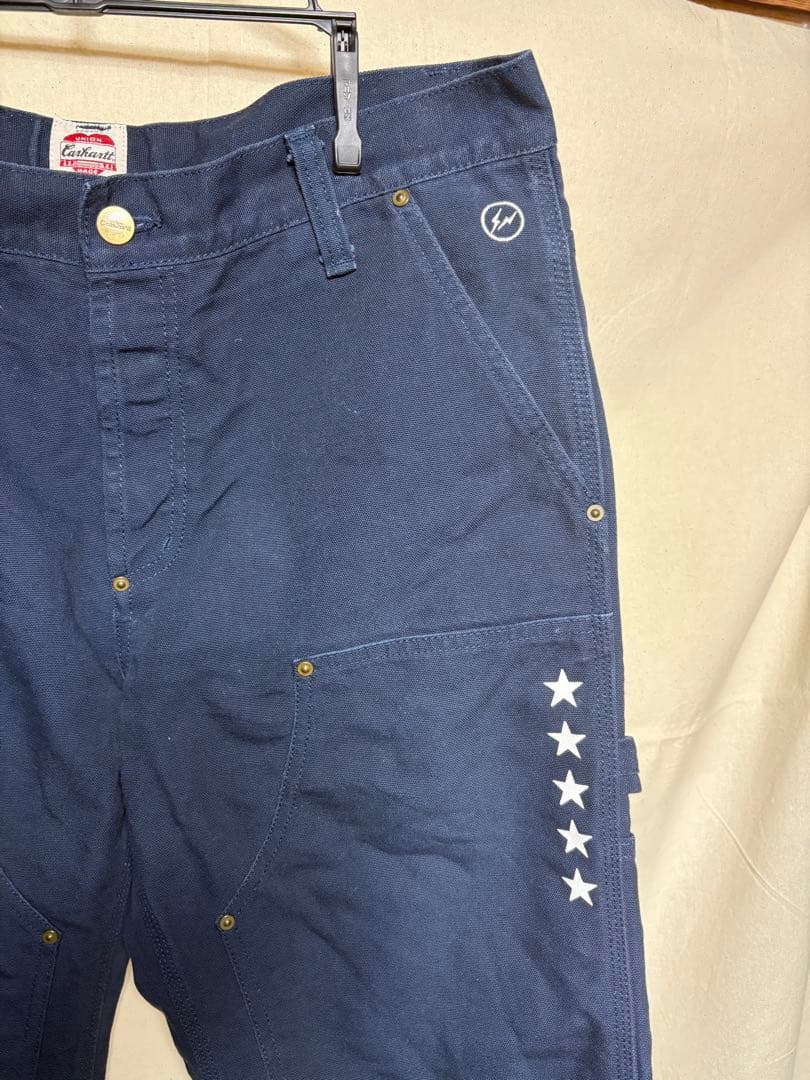 Carhartt・フラグメント・UE トリプルコラボ ダブルニーロガーパンツ