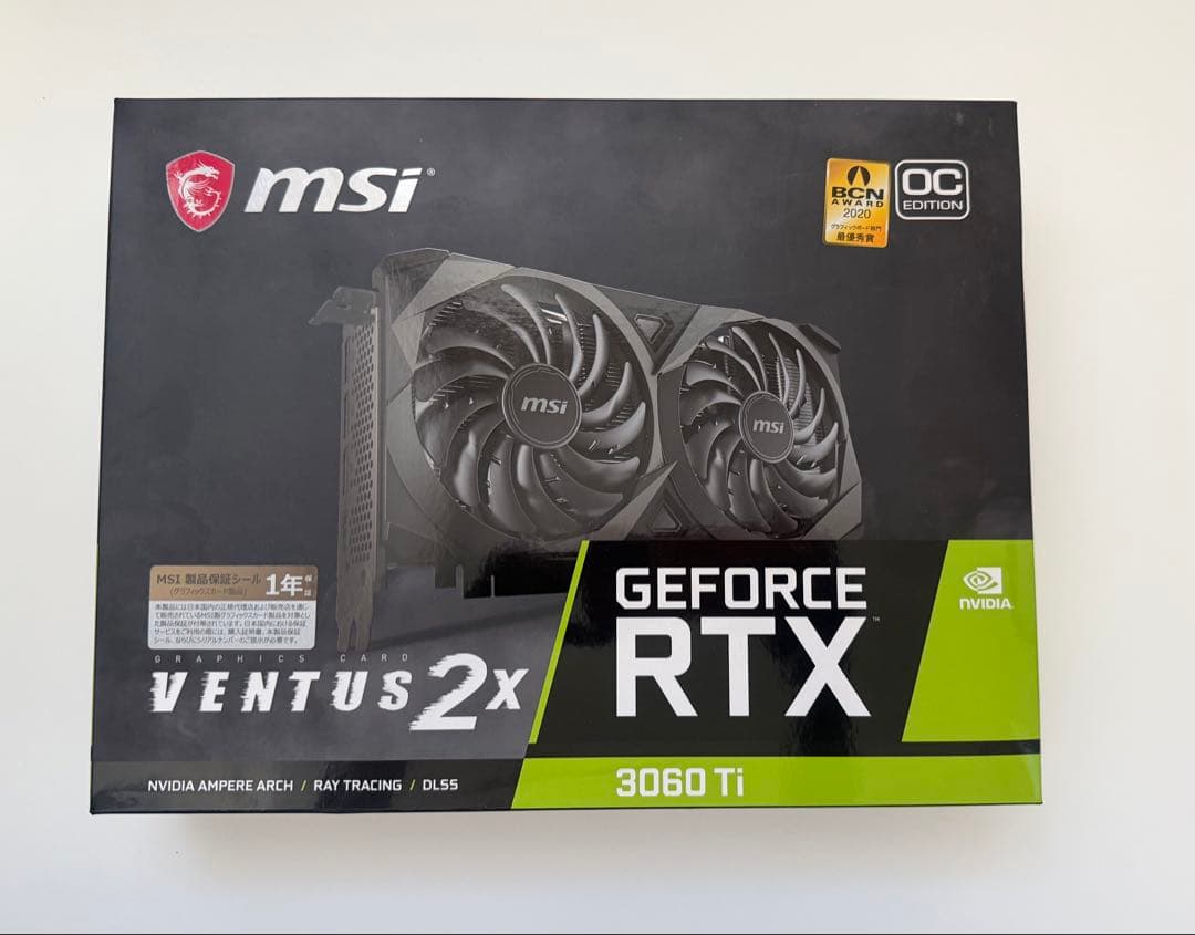 MSI GeForce RTX 3060 Ti 8GB グラフィックボード