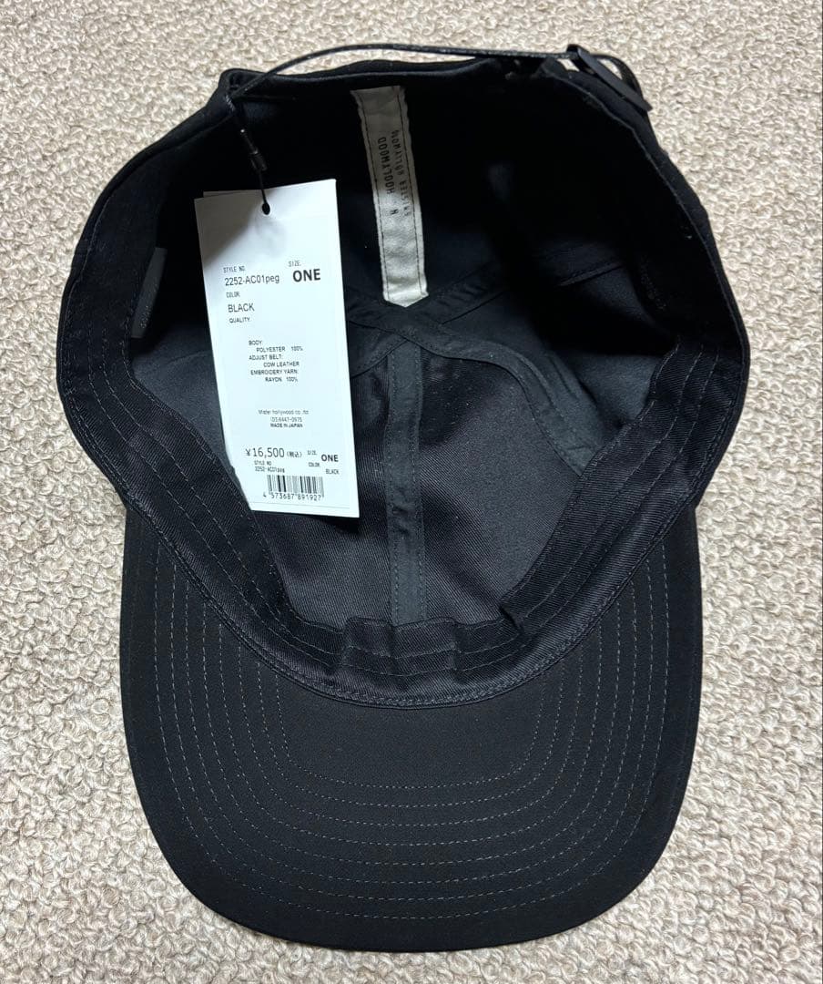 帽子 N.HOOLYWOOD COMPILE CAP BLACK