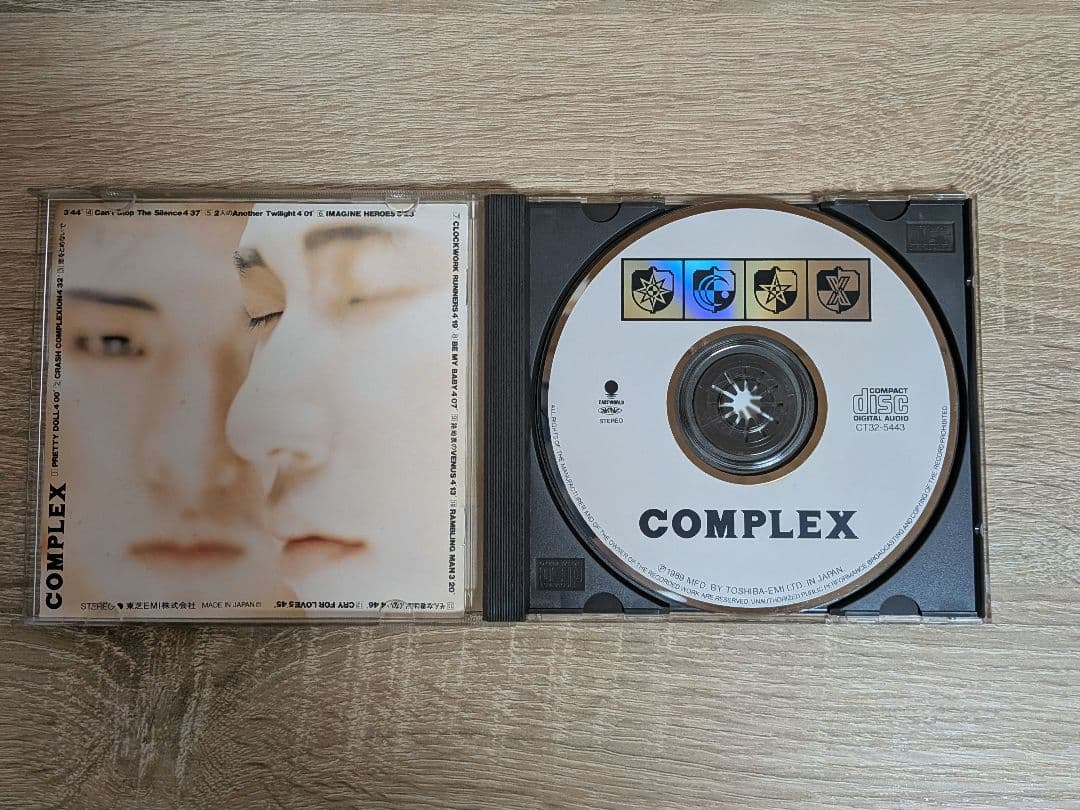 COMPLEX 帯付アルバムCD 3枚 シングルCD2枚セット