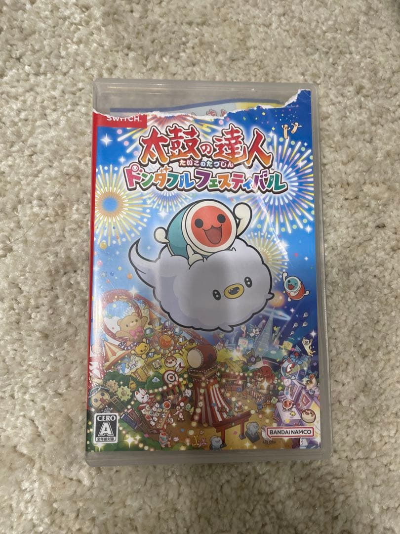 太鼓の達人　ドンダフルフェスティバル　タタコン　太鼓とバチセット