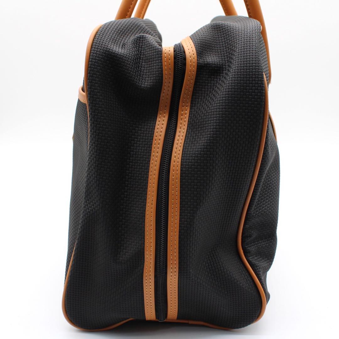 【良品】Yves Saint Laurent ボストンバッグ PVC レザー