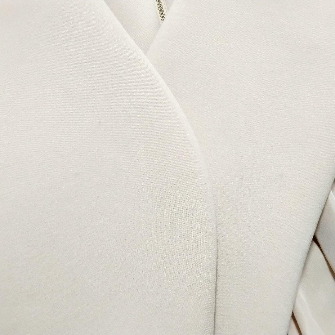 ADAM ET ROPÉ ダンボールタフタペプラムカーディガン　ジャケット